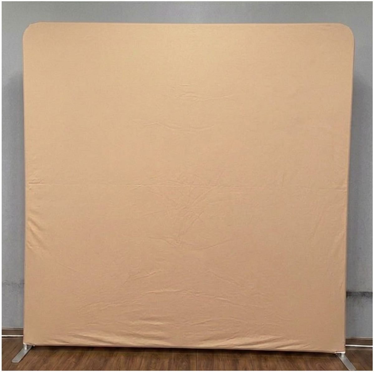 Beige photo booth backdrop, included free with every Fotobooth Perth package