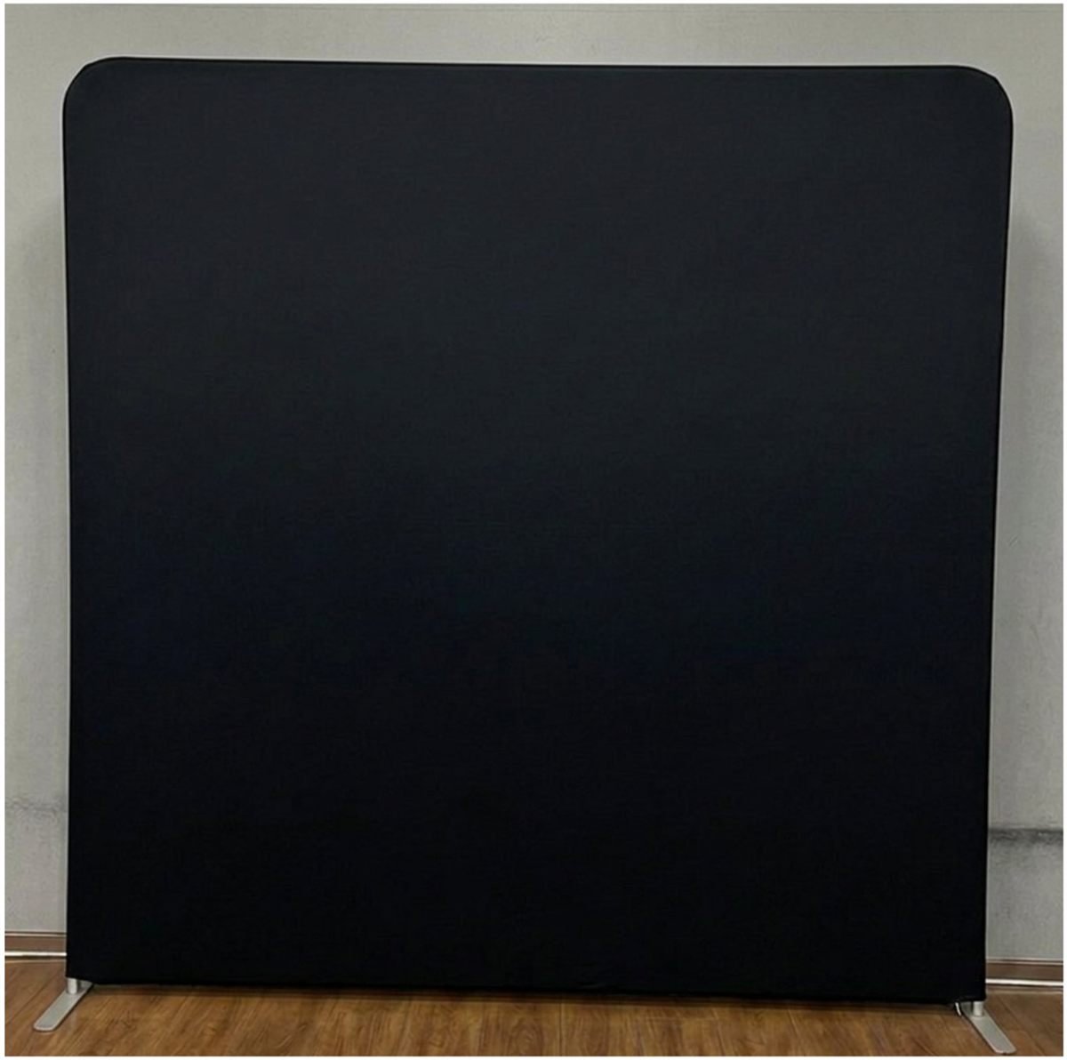 Black photo booth backdrop, included free with every Fotobooth Perth package