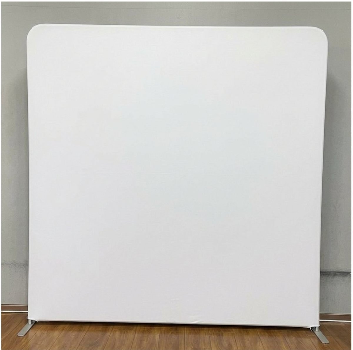 White photo booth backdrop, included free with every Fotobooth Perth package