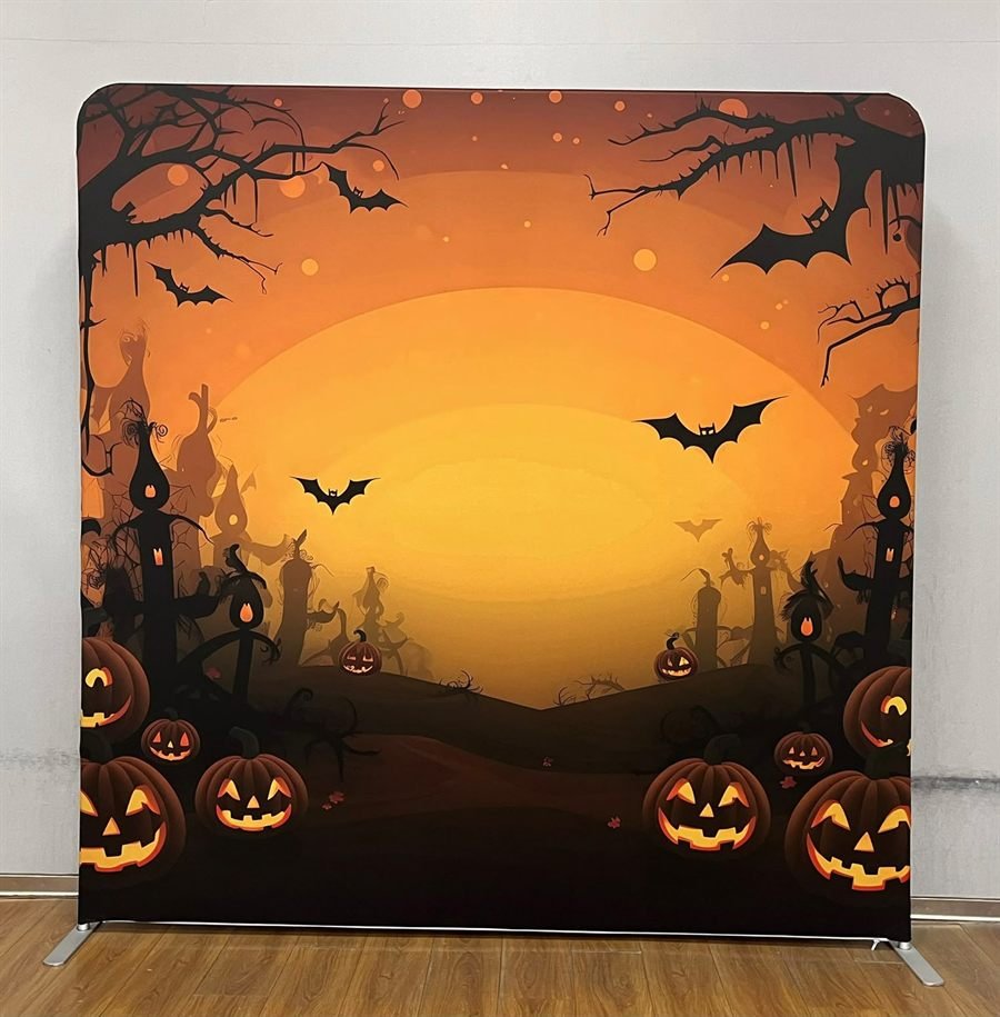Halloween photo booth backdrop available to hire in Perth