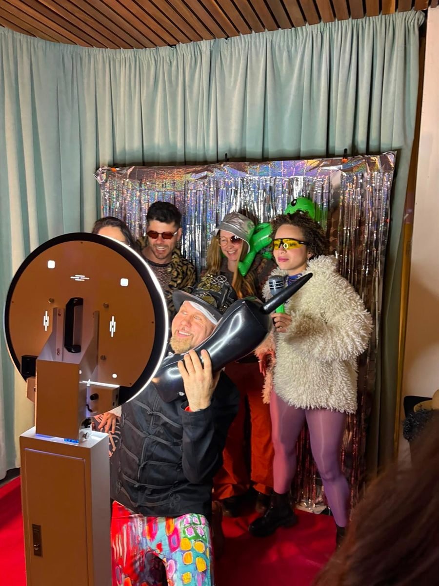 A Fotobooth Perth photo booth at an event in Applecross